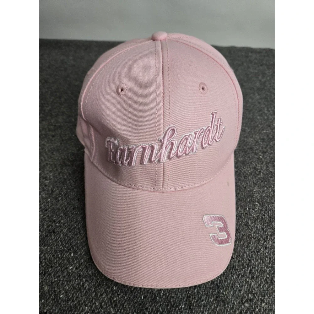 Pink Dale Earnhardt The Intimidator Nascar Cap Hat #3 Winners Circle Strapback